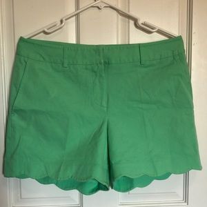 J. McLaughlin Mint Green Petal Shorts Size 10